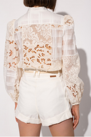 Zimmermann Lace-trimmed shirt