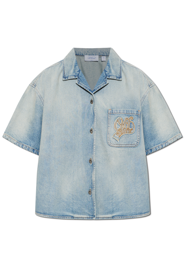 Denim shirt with pocket od Off-White