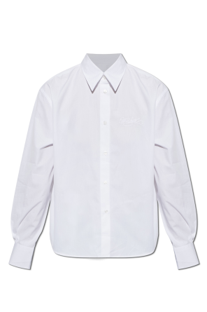 Camisa con logo bordado