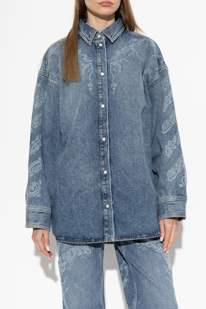 Off-White Camisa de ganga ‘oversize’