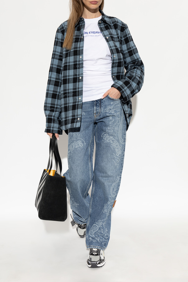 Off-White Cămașă în carouri