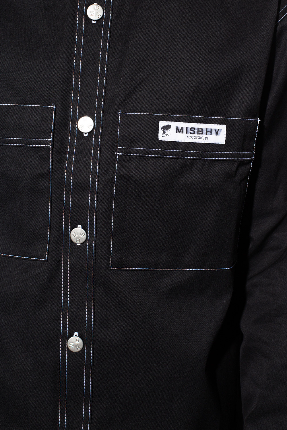 MISBHV shirt Swoosh with stitching details