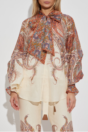 Zimmermann Gemusterte Loose-Fit-Top