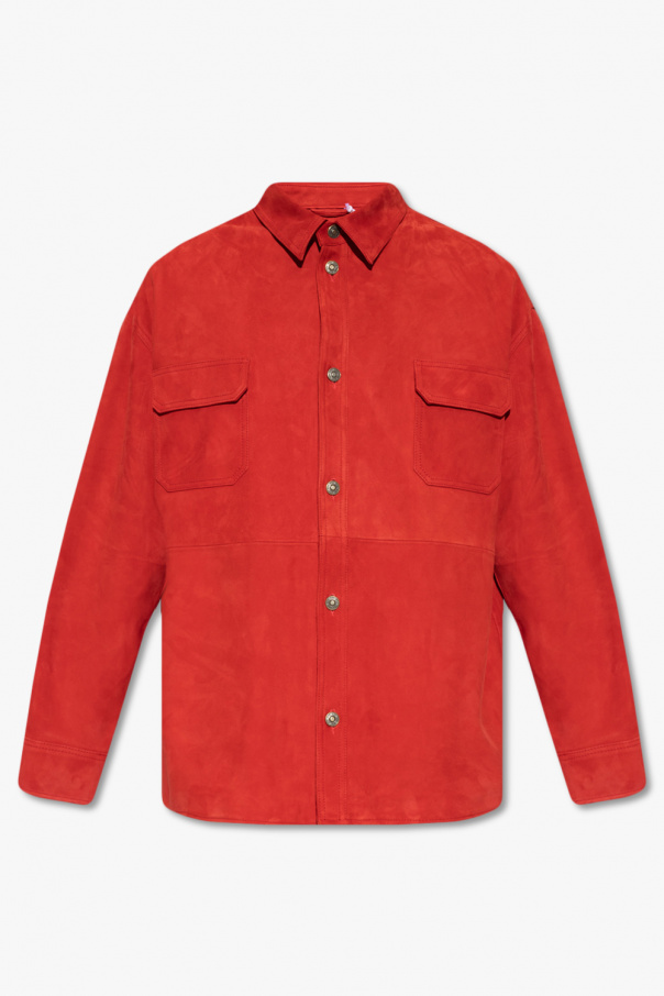 424 Suede Military shirt