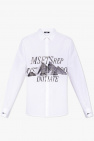 Dickies Ruston Langærmet t-shirt i hvid med print på ryggen