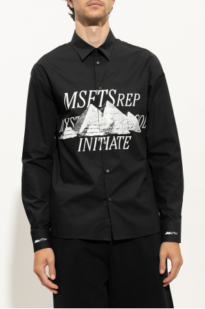 MSFTSrep Fushiki 1 jacquard cotton shirt monogram