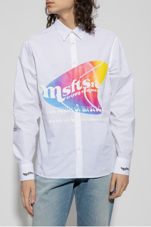 MSFTSrep Studio Skimmer Crop Kadın Mor T-Shirt