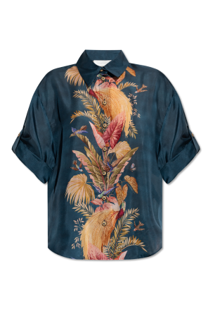 Shirt with colorful print