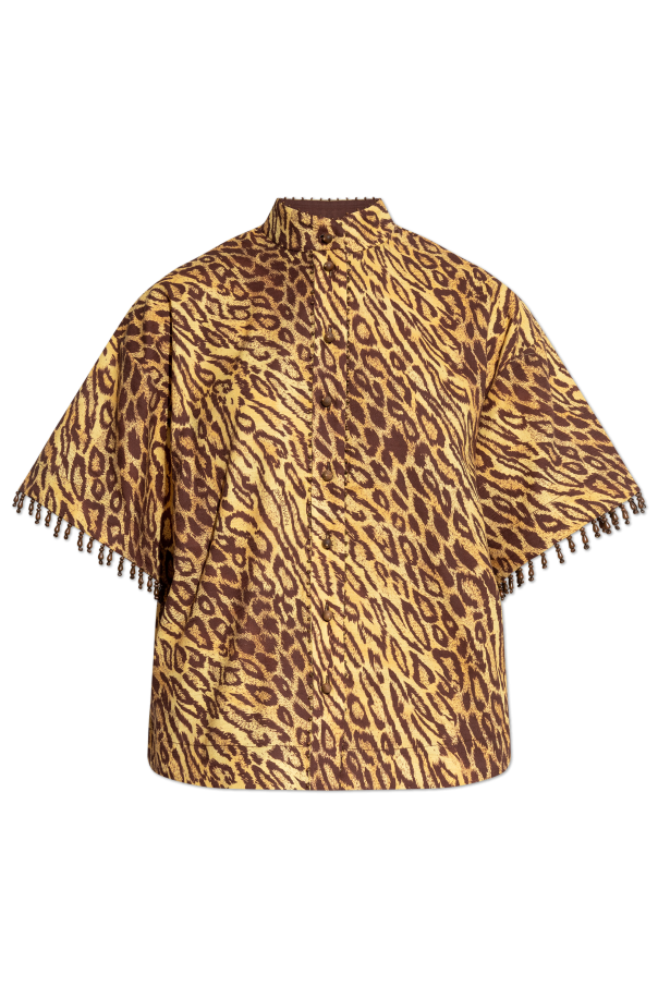 Shirt with decorative beads od Zimmermann