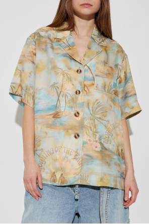 Zimmermann Camisa oversize con estampado