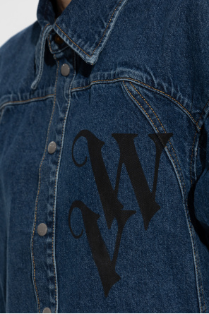 Vivienne Westwood Jeansowa koszula z logo