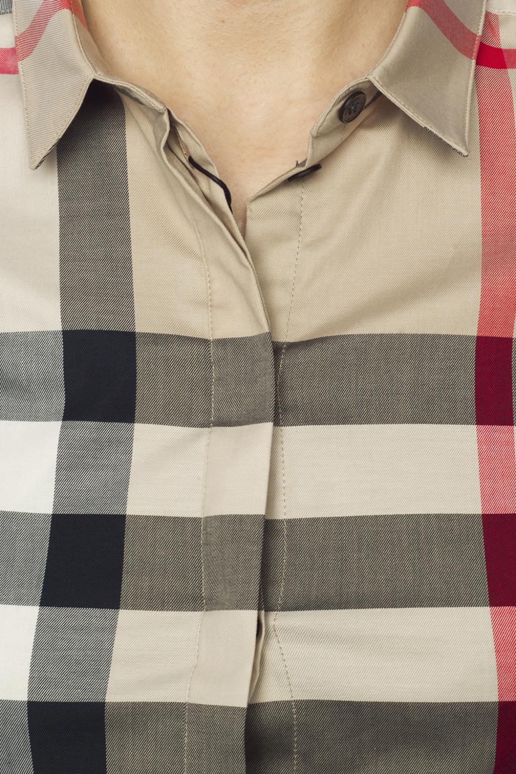 Brown Checked shirt Burberry - Vitkac France