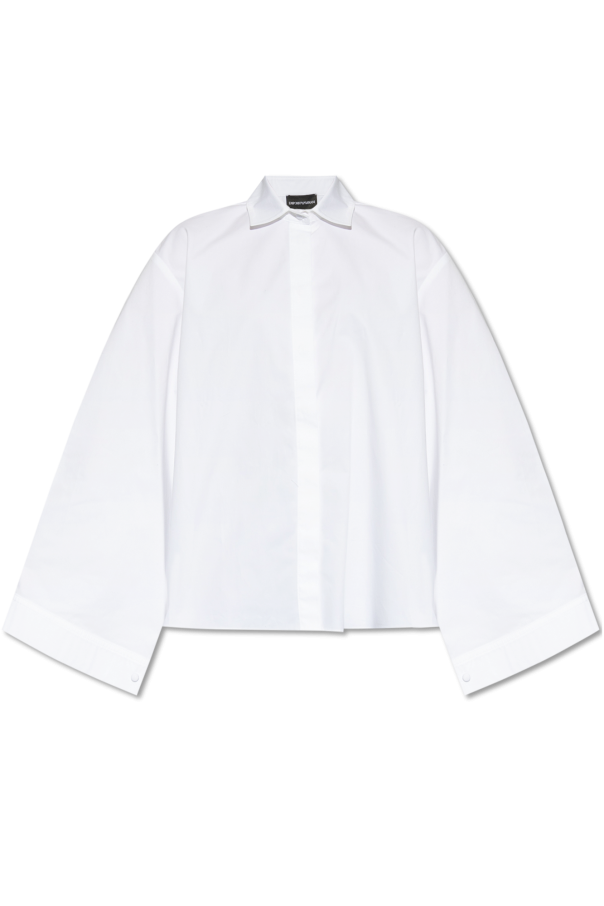 Emporio Armani Bawełniana koszula typu ‘oversize’