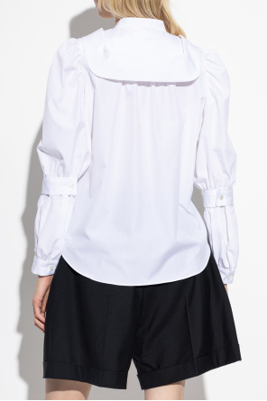 Comme des Garçons Noir Kei Ninomiya Blouse with puff sleeves