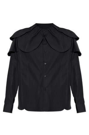 Shirt with a decorative collar