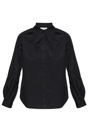 Shirt with a decorative collar
