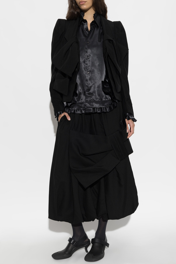 Comme des Garçons Noir Kei Ninomiya Ruffled shirt
