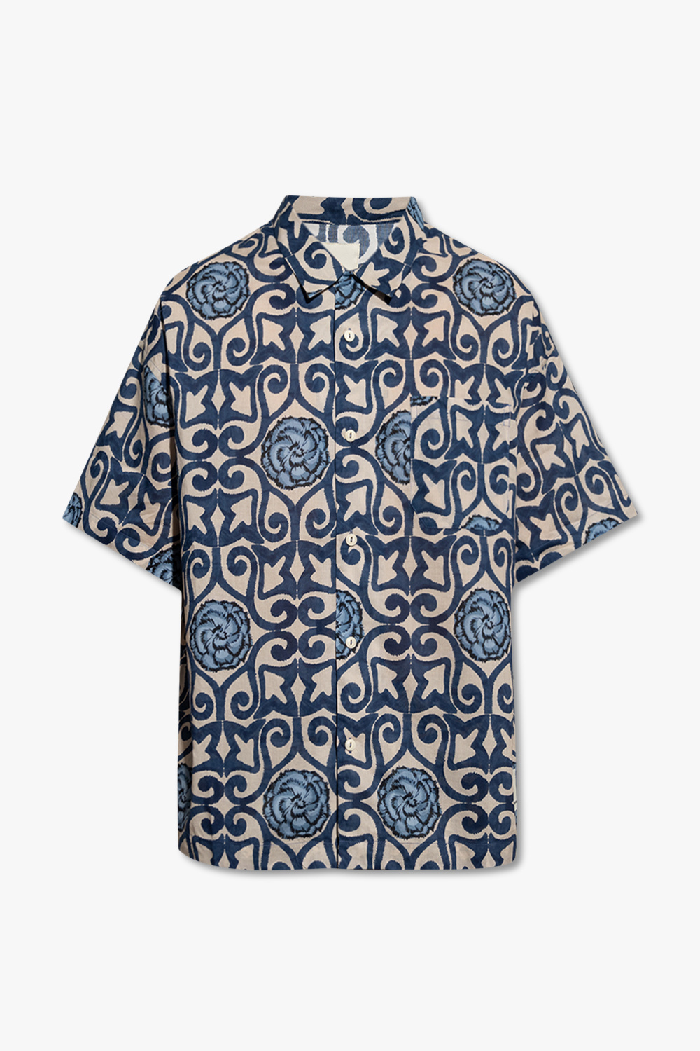 Emporio armani Navy ‘Sustainable’ collection shirt