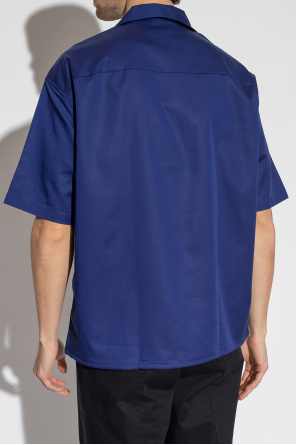 Emporio armani ea7 Emporio armani ea7 contrast logo-print crew-neck T-shirt Blu