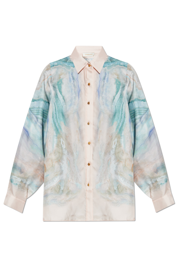 Silk shirt with a loose fit, zdjęcie 1 Silk shirt with a loose fit od Zimmermann