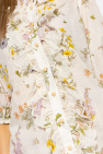 Zimmermann shirt slogan with floral pattern