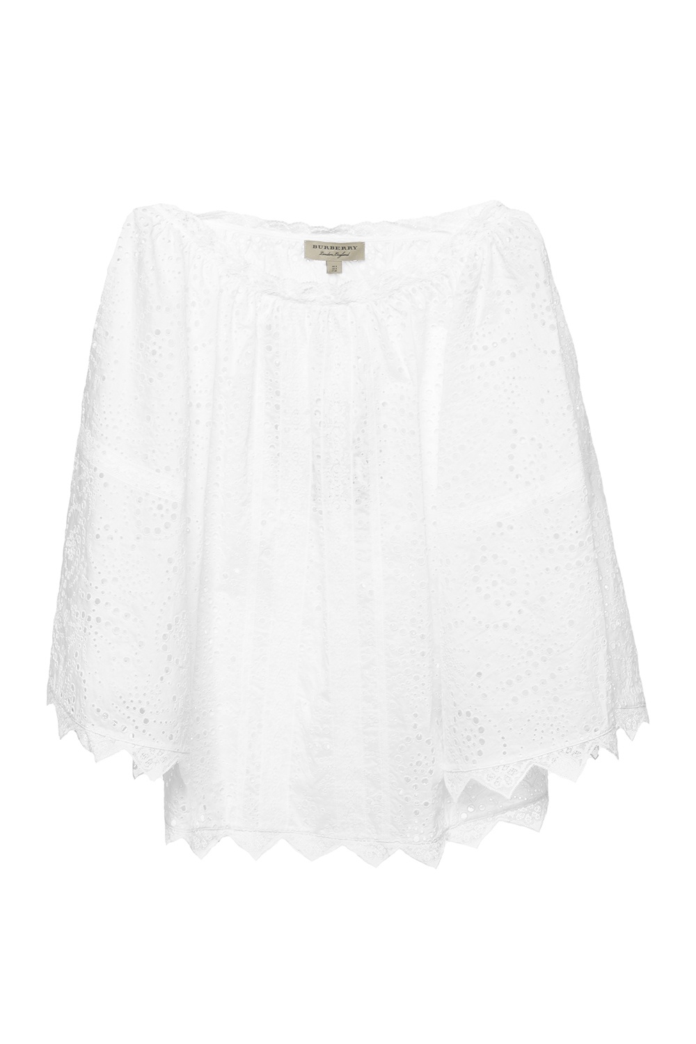 White Openwork blouse Burberry - Vitkac KR