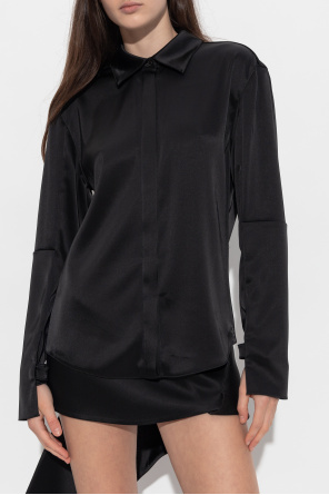 Courrèges Satynowa koszula