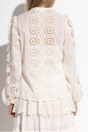Zimmermann Shirt with decorative embroidery