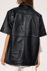 Birgitte Herskind ‘Kaleed’ short-sleeved leather Jeanerica shirt