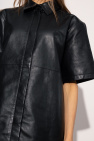 Birgitte Herskind ‘Kaleed’ short-sleeved leather Jeanerica shirt