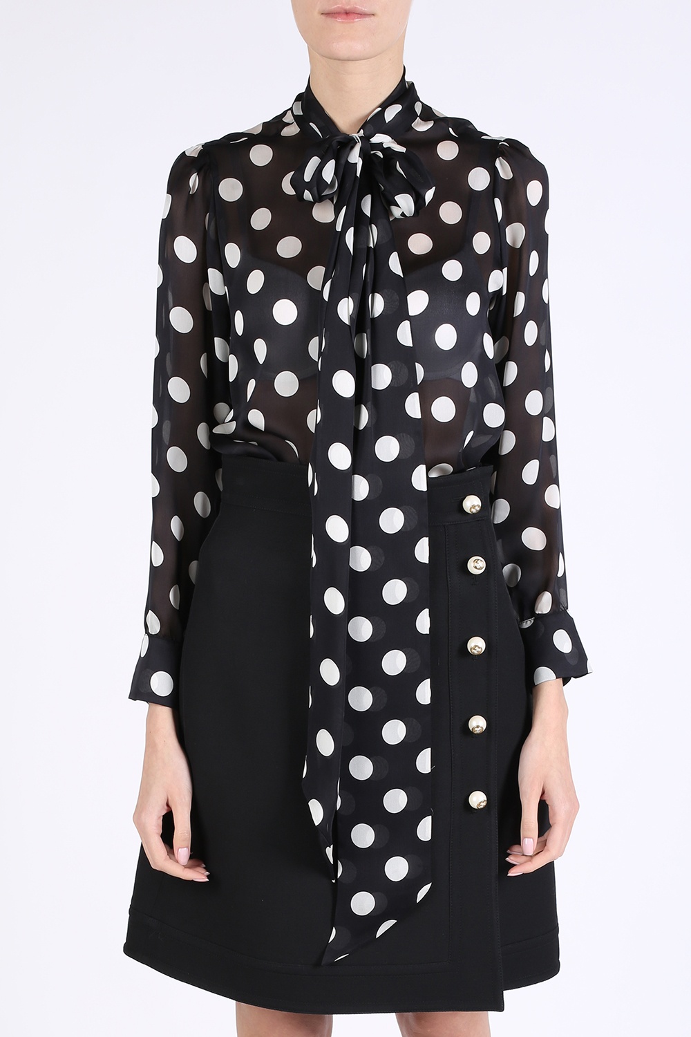 gucci polka dot shirt