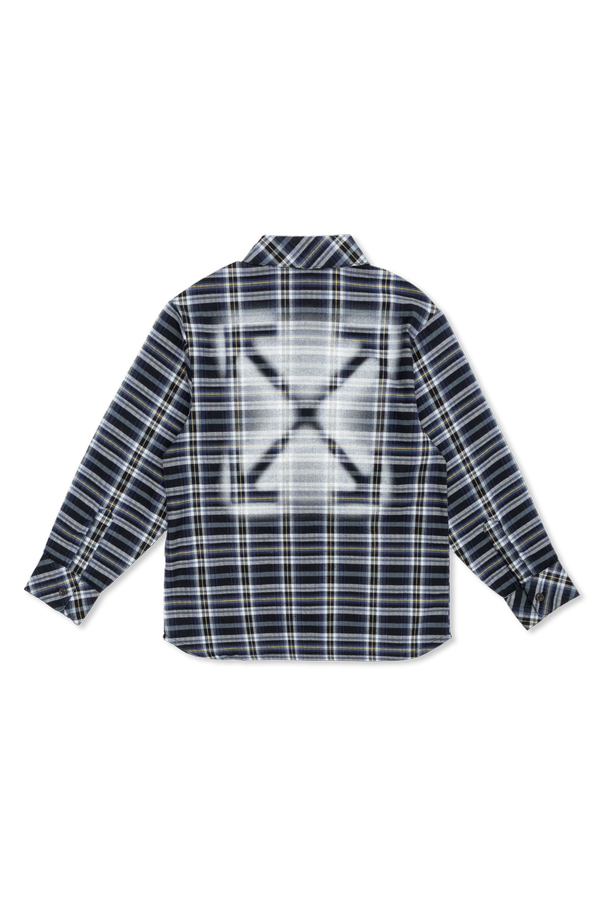 Off-White Kids Check patterned shirt