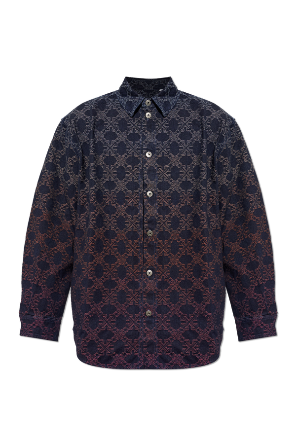 Denim shirt with monogram od Off-White