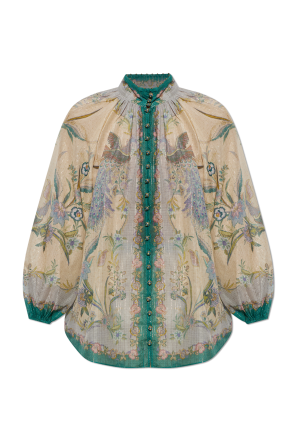 Shirt with lurex thread