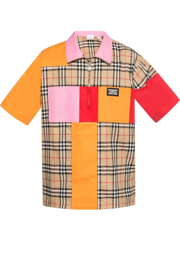 burberry colorful shirt