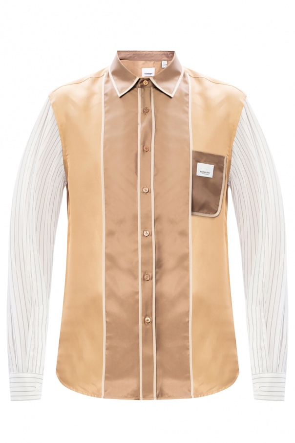 burberry This burberry This checked cotton button-down shirt