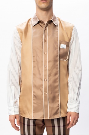 burberry This burberry This checked cotton button-down shirt