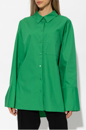 HERSKIND ‘Henrich’ oversize verde shirt