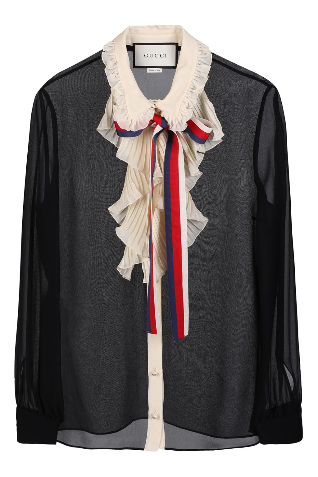 gucci sheer shirt