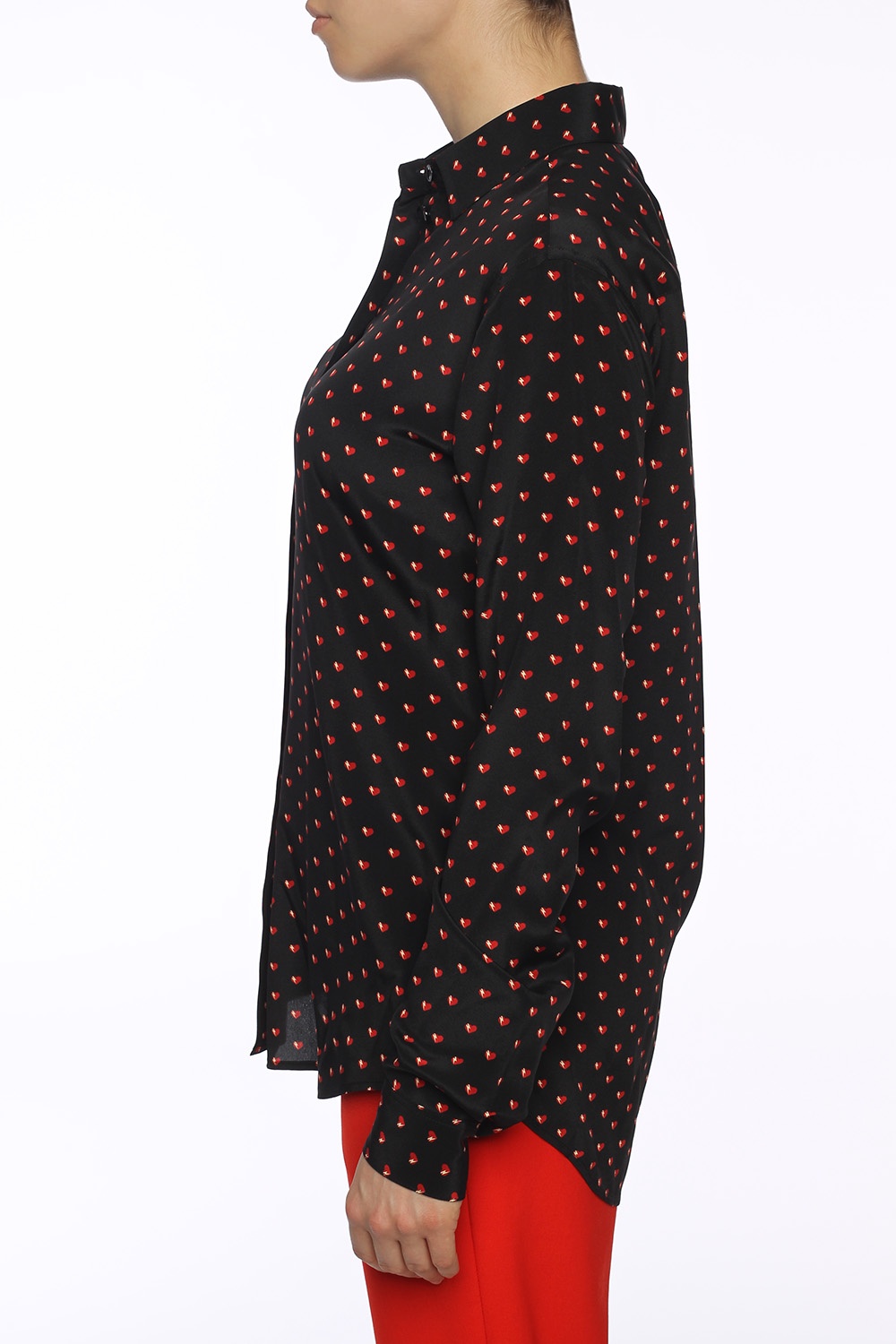 Heart-patterned shirt Saint Laurent 