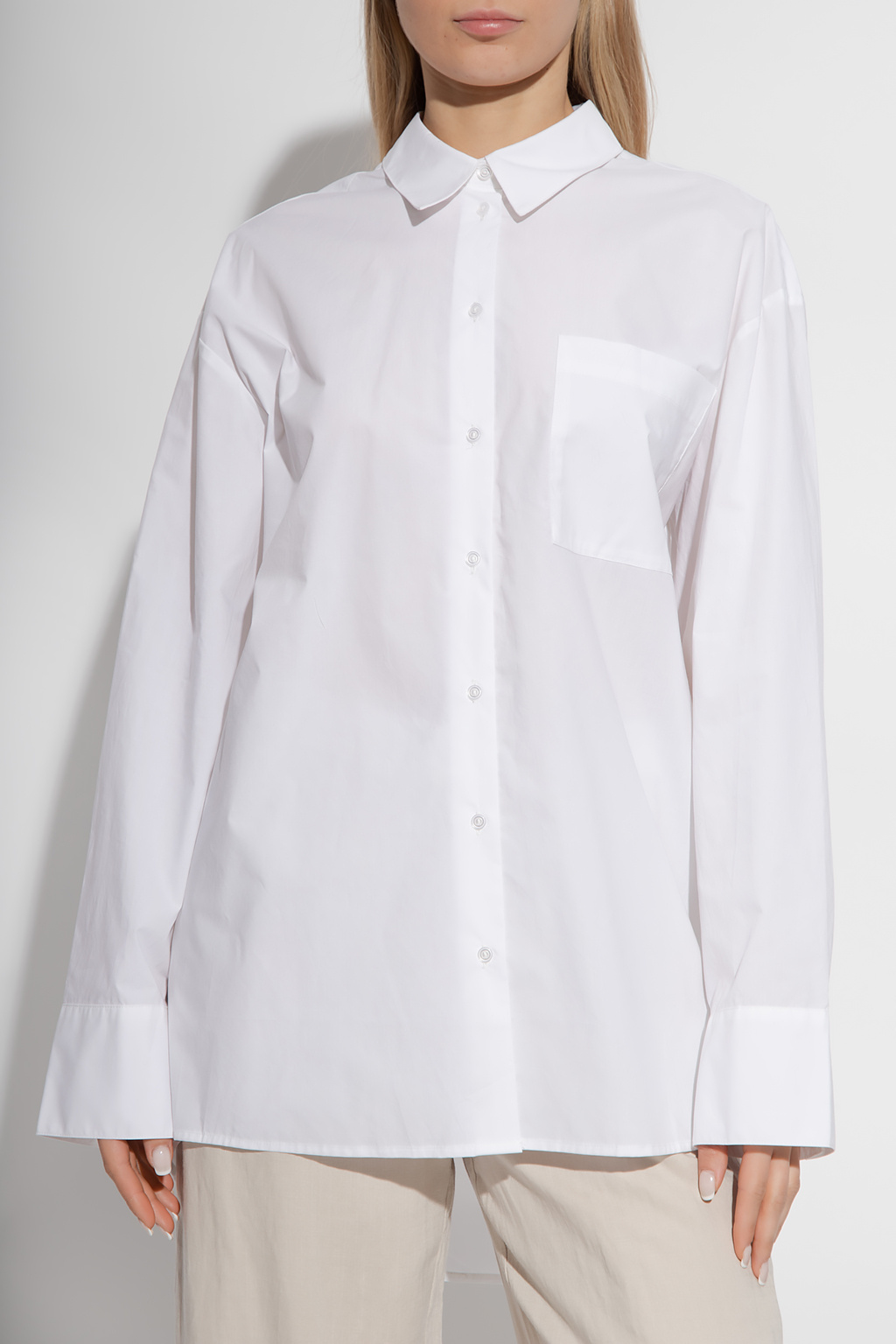 HERSKIND ‘Henriette’ cotton sidan shirt