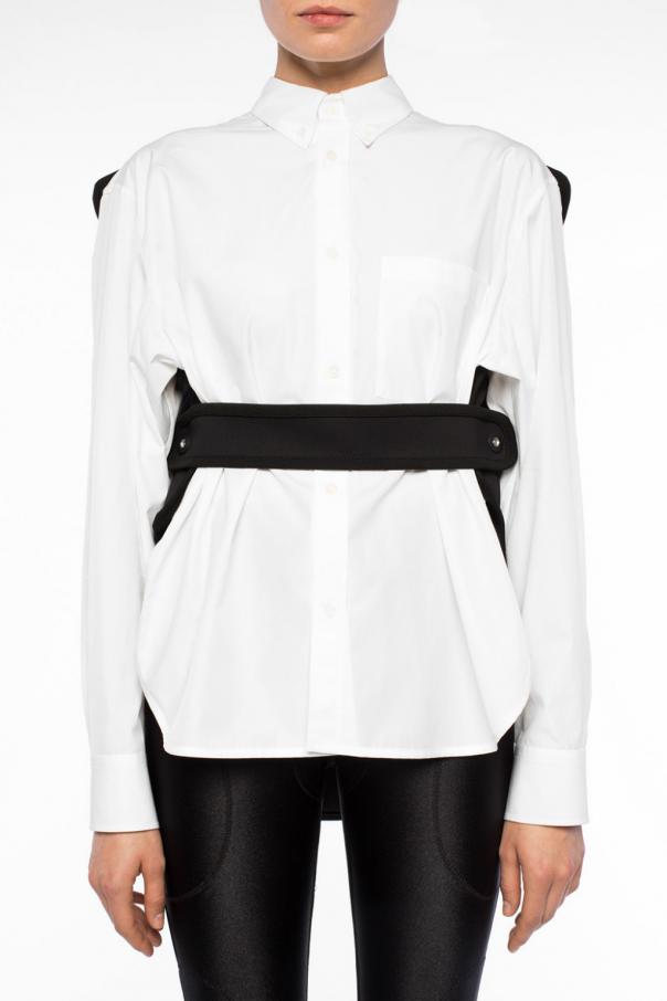 balenciaga layered shirt