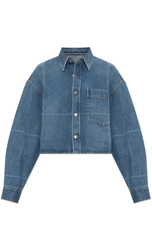Denim jacket with pocket