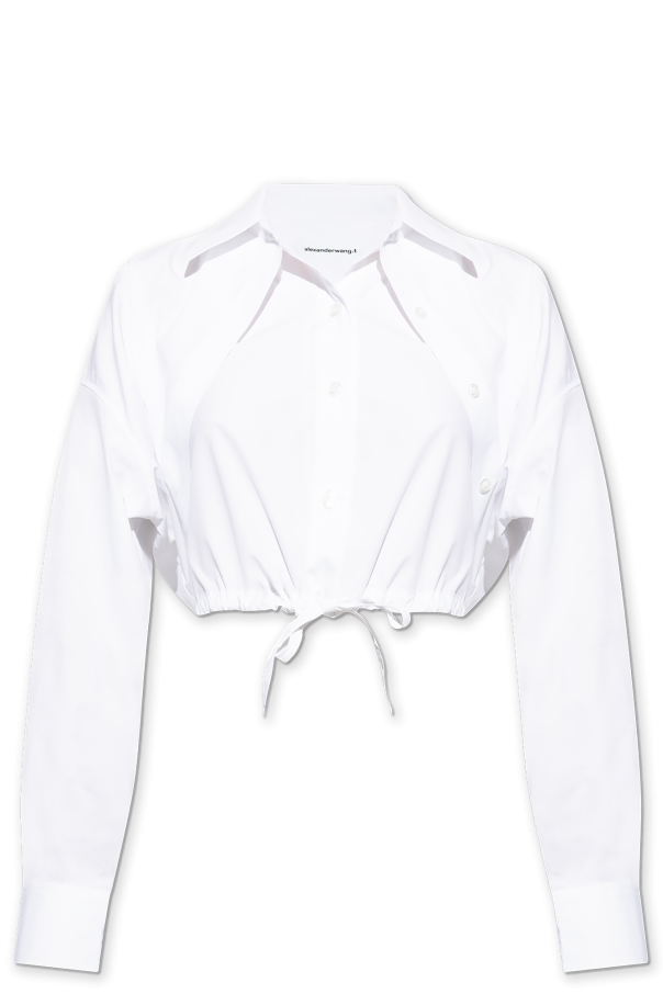 Cropped shirt od T by Alexander Wang