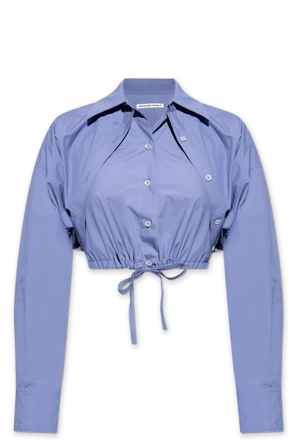 Cropped shirt od T by Alexander Wang