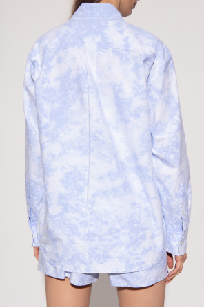 T by Alexander Wang chambray badge shirt