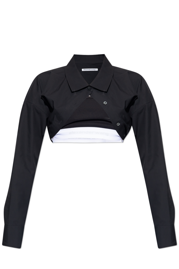 T by Alexander Wang Cropped shirt