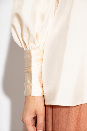 Zimmermann Silk top with standing collar