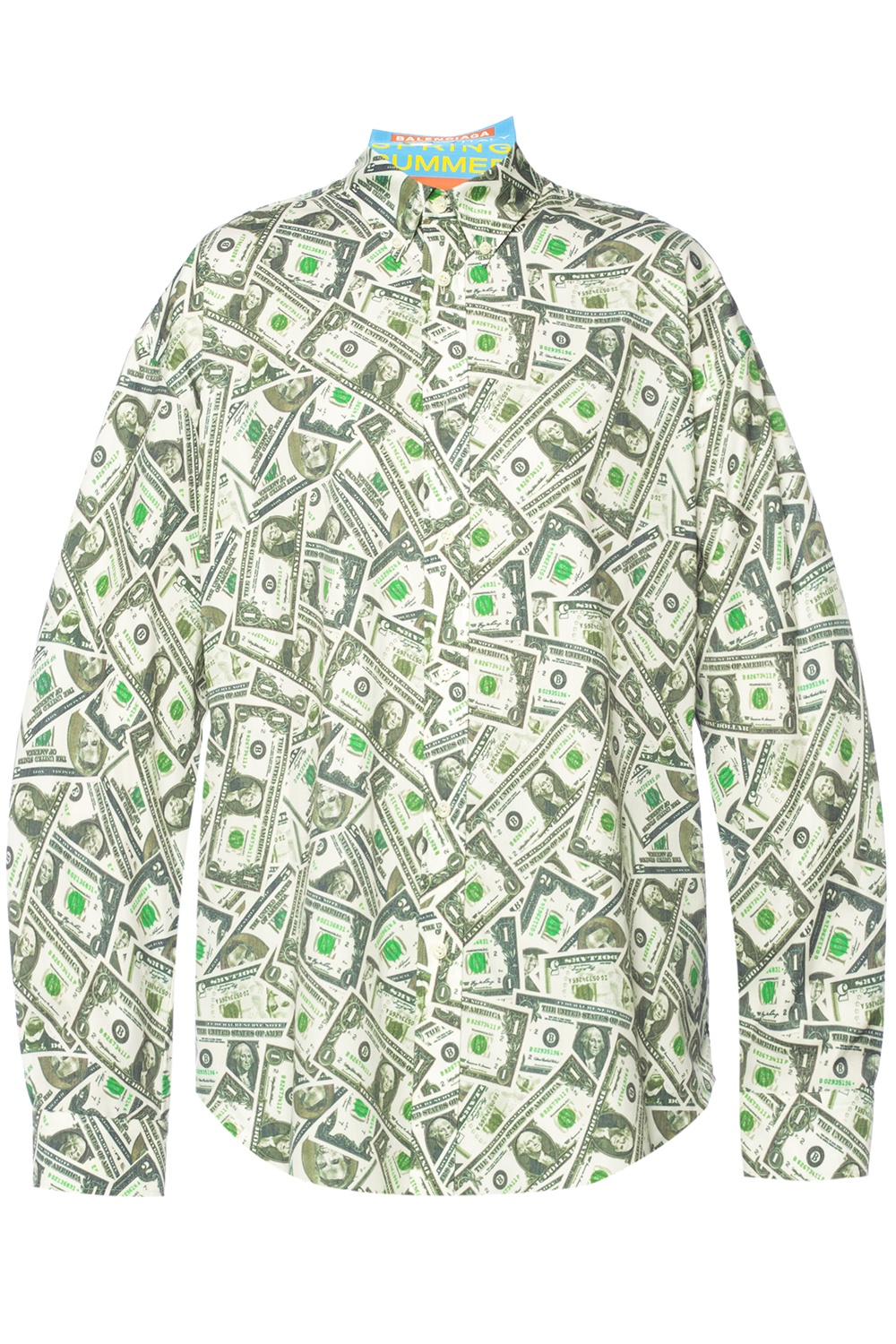 balenciaga money shirt