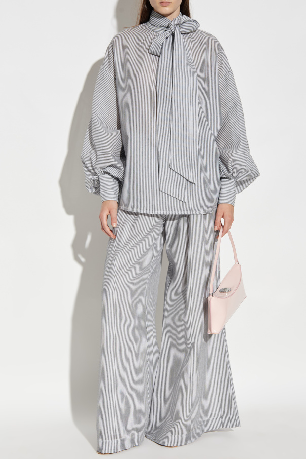Zimmermann Loose-fit top with a striped pattern